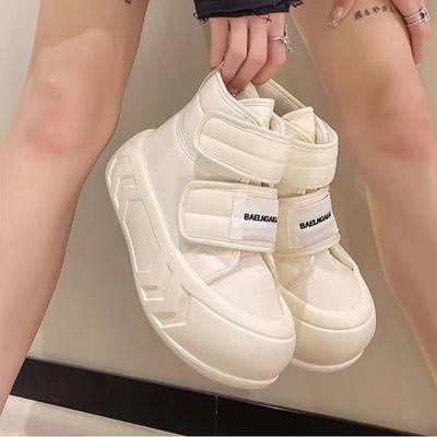 Winter Bread Cotton Shoes Women's Winter New Fashion Velcro Versatile Thick-soled Waterproof Non-slip Velvet Snow Boots