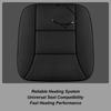 Heated Seat Covers Electric 12V USB Rechargeable Auto Accessory Heated Seat Pad For Winter Vehicle SUV Trucks Van Driving Driver