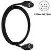 3/1.5/1/0.5m S-video Cable Male To Male 10Pin Mini DIN Computer Connector TV Cable For Projector VCR DVD Nickel Plated