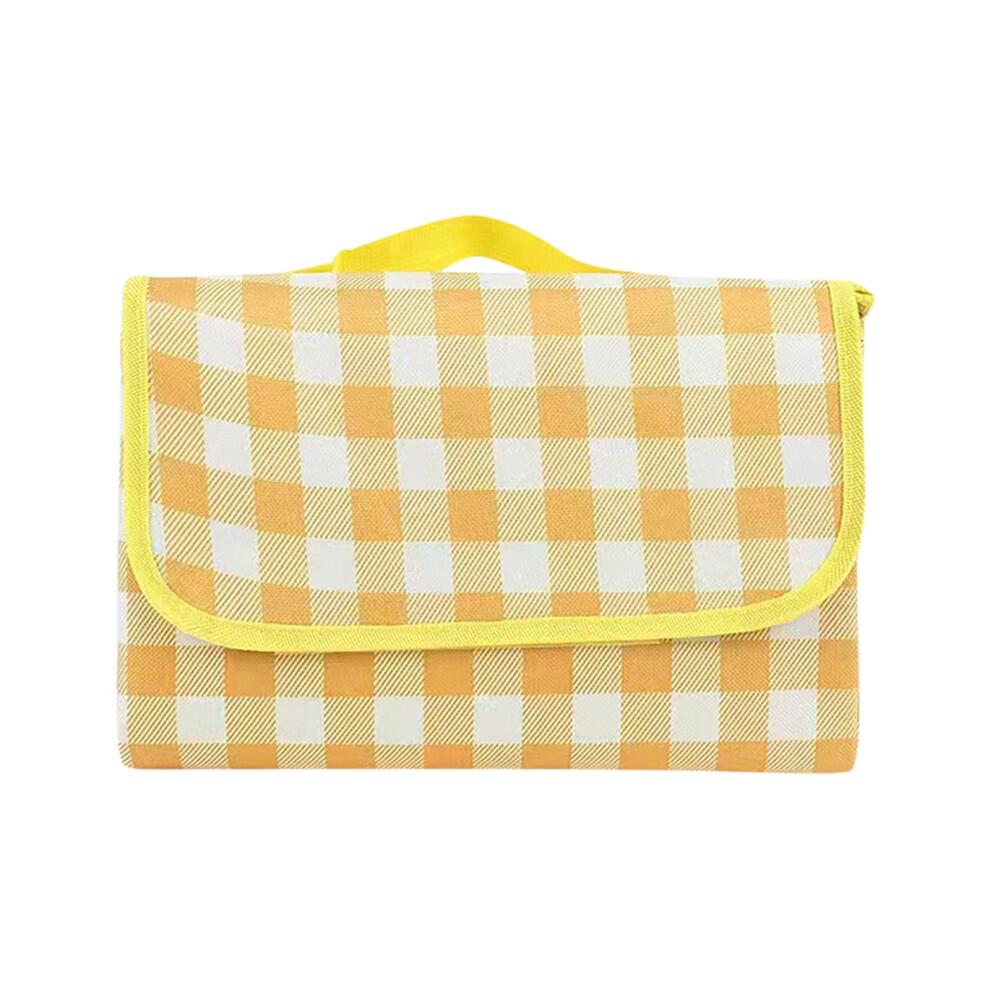 80x80inch Outdoor Picnic Blanket Non-Woven Moisture-Proof Mat for Family Camping Beach Grass Waterproof Sand Proof Travel Essential