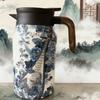 316 Stainless Steel Large-Capacity Thermos Flask with Tea Steeping Chamber
