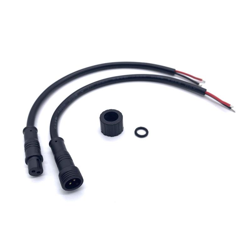 M8 Outdoor Waterproof Dustproof Connector: 2/3/4 Pin Plug for Solar LED String Lights.