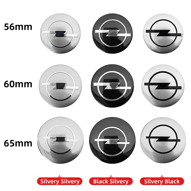 4pcs 56mm 60mm 65mm Car Wheel Center Sticker Hub Cap Decal Emblem For Opel Insignia Astra J F Antara Meriva H G Corsa OPC Zafira