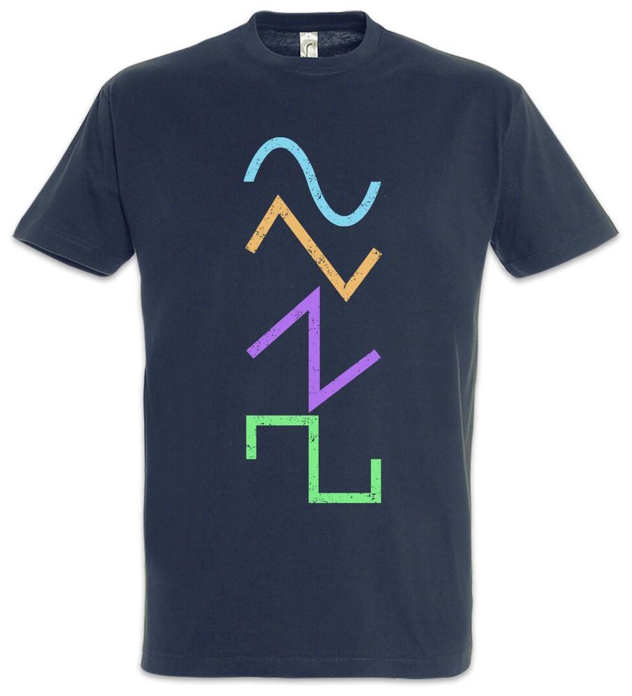 

Waves T-Shirt Techno MC DJ Audio Music Electro 90s Wave Synthesizer Volume L