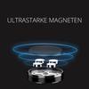 Support Téléphone Voiture - Utoopie - Universel - Aluminium - Magnétique - Argent