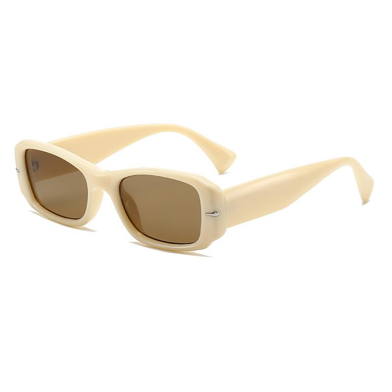 New Luxury Retro Leopard Print Women Sunglasses  Brand Jelly Color Gradient Rice Nail Design Trendy Men Sun Glasses Uv400
