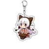 1pc Anime Puella Magi Madoka Magica Kaname Akemi Homura Cartoon Keychain Bag Tag ACG Decorative Baji Keyring