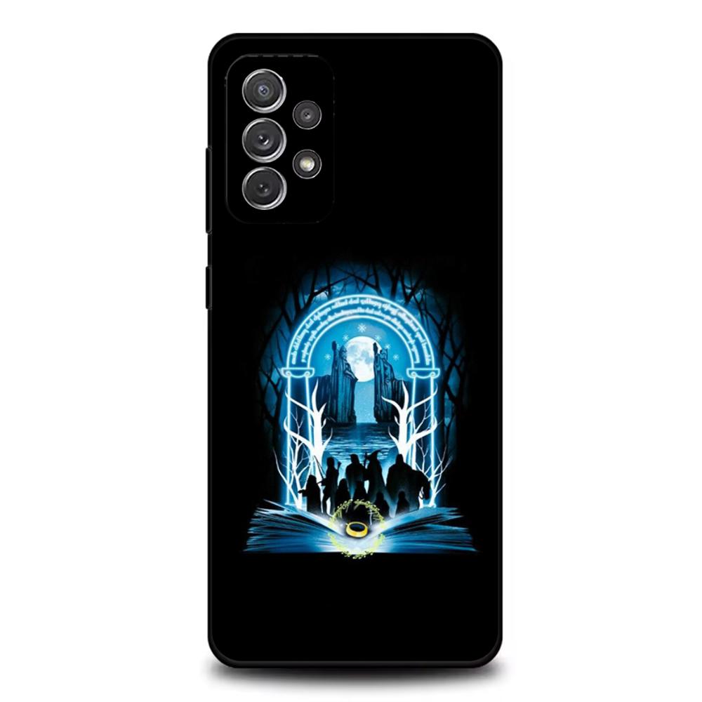 

Чехол для телефона с изображением фильма Властелин Колец R-Кольца Для Samsung S25,S24,S21,S22,S23,S30,Ultra,S20,Plus,Fe,Lite,Note,10,9,5G Черный Samsung S21Ultra