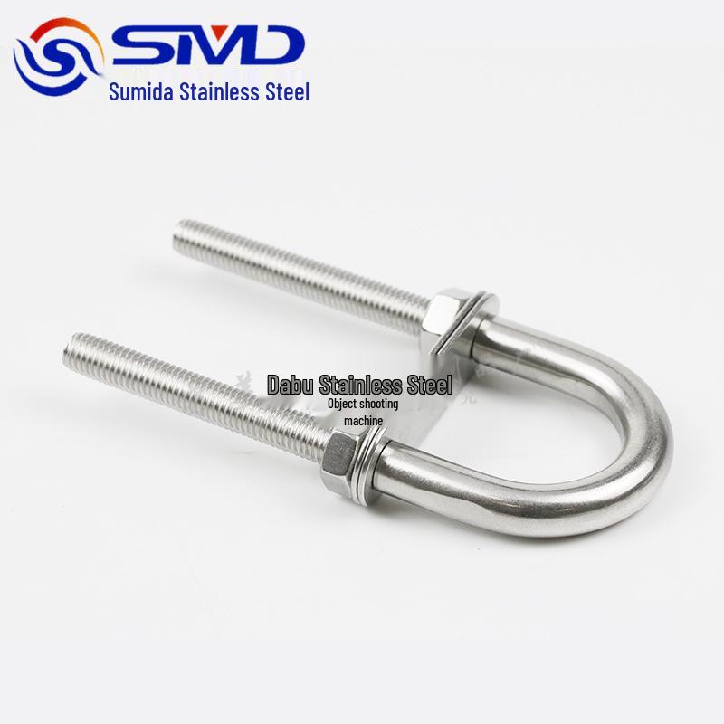 304 Stainless Steel U-Bolt with Nut & Washer for Marine/Yacht Rigging