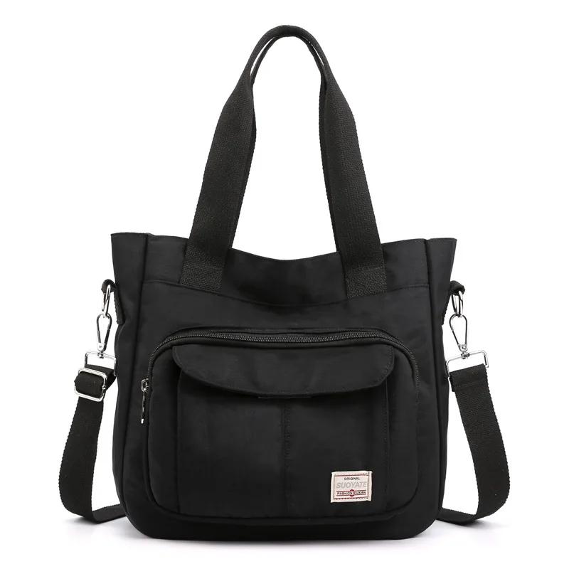 Canvas Bags Large Capacity Women's Commuter Bags Casual Totes Bag Nylon Messenger Bag  Classic Female