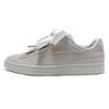 Suede Heart Satin Low Tops Skateboarding Shoes Unisex Gray Men's 362714-02