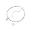 S999 Sterling Silver Butterfly Star Bracelet - Light Luxury Korean-Style Jewelry for Girls