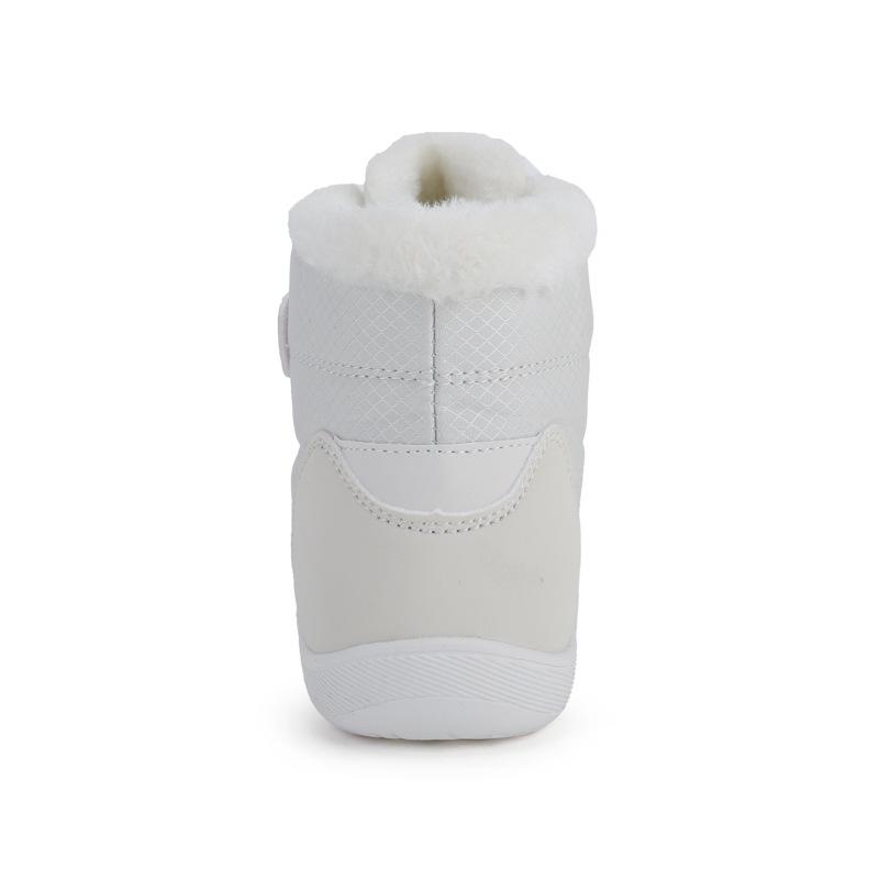 Winter children's high-top velvet thickened wide-headed cotton shoes outdoor warm snow boots