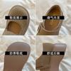 [Yushilai] Retro thick-soled shallow-mouth single shoes for women's spring 2025 new one-word buckle Mary Jane shoes