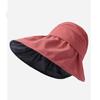 Four seasons sun hat empty top Internet celebrity outdoor vinyl summer sun hat UV protection breathable big brim sun hat