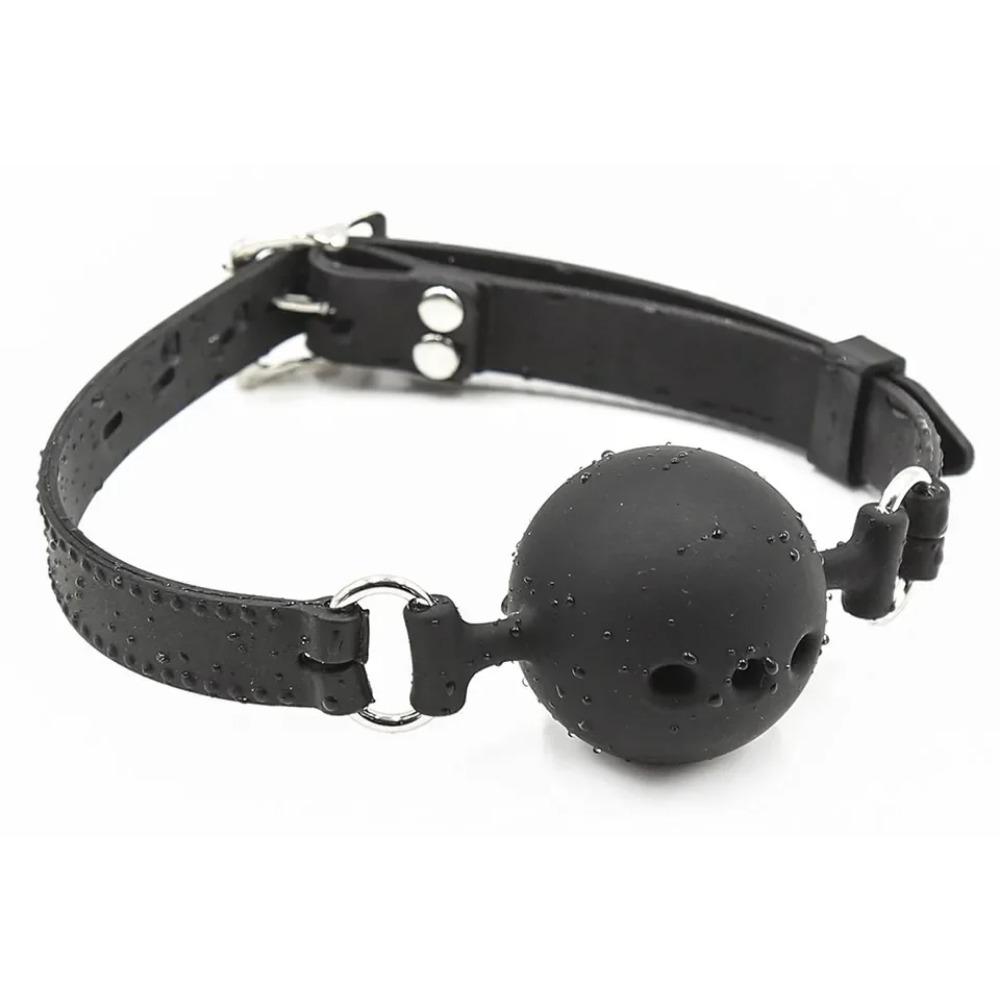 Soft Silicone Gag Ball  Oral Bondage Gear Fetish Open Mouth Breathable Sex Toys For Couples Cosplay Slave Exotic Accessories
