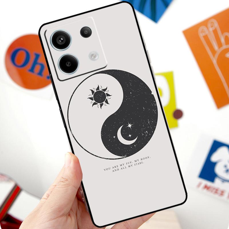Eight Diagrams Taiji Yin Yang Funda For Xiaomi Redmi Note 14 13 10 11 12 Pro 10S 11S 12S Case For Redmi 15 13C 12C 10C 14C