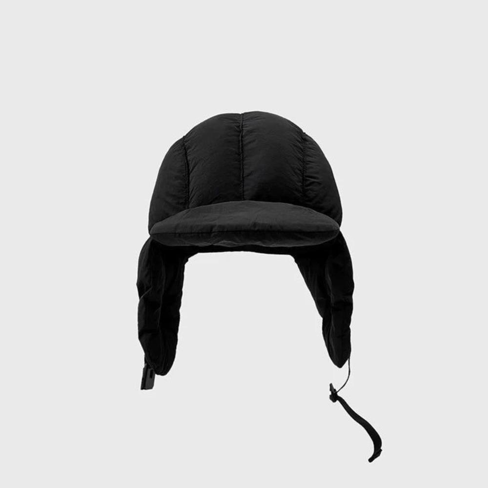 Padded Thermal Pullover Bomber Hat Adjustable Buckle Ear Flap Hat Retro Trapper Hat Winter