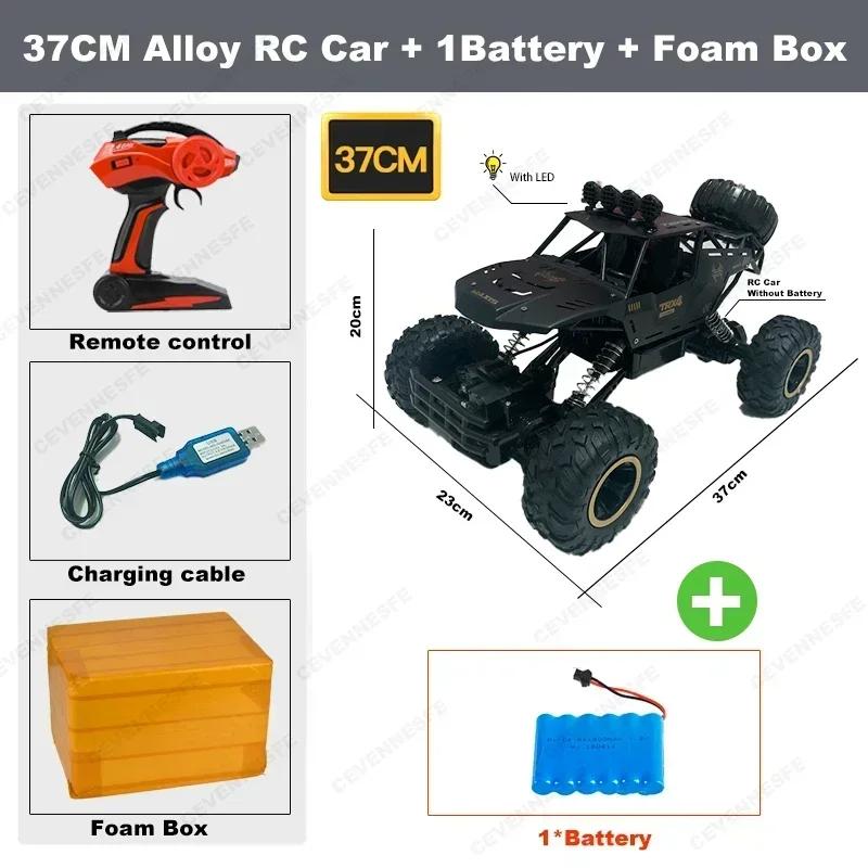 New 4WD Remote Control Car With Led Lights Radio RC Buggy Off-Road Drift Trucks RTR Vehicle Gifts Toy for Children Boy Kid Adult