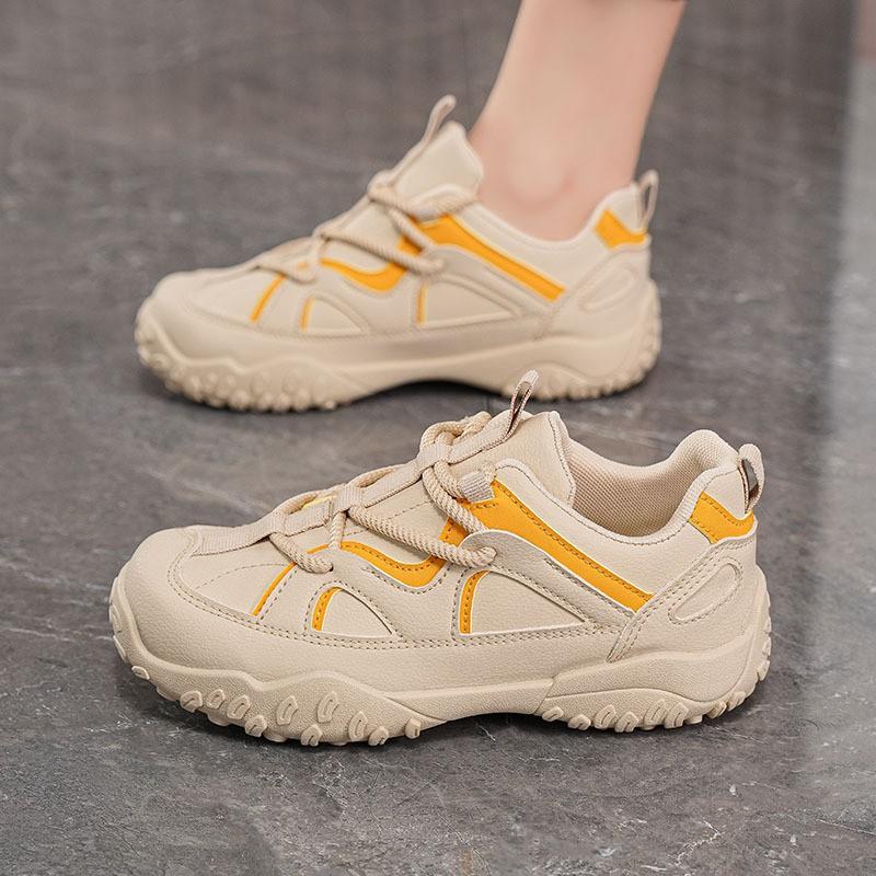 

New Old Man Shoes Small White Platform Soles Non-slip Sneakers Casual Skate 35