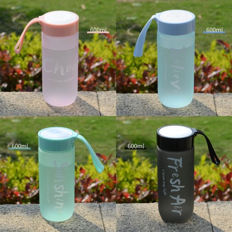 Leakproof Water Bottle Plastic Party Cup Drinking Sports Water Bottle Couple Mug for Fitness, Gym, Outdoor, Travel