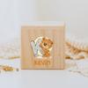 Personalized Money Box Initial with Name Wooden Money Boxes Child Coin Bank Birthday Holiday Gifts for Kids Coin Collection Case
