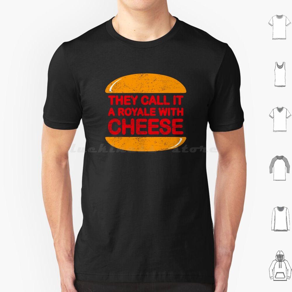 Royale With Cheese Aged Look T Shirt 6xl Cotton Cool Tee Pulpfiction Jules Pulp Travolta Samuel L Jackson John Travolta S