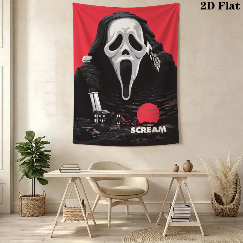 Scream Pattern Home Decor Tapestry, Wall Hanging, Decorative RV Wall Cloth.SGT0917373
