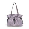 Casual Large Capacity Drawstring Anti-Theft Shoulder Bag Urban Minimalist Tote Bag Casually