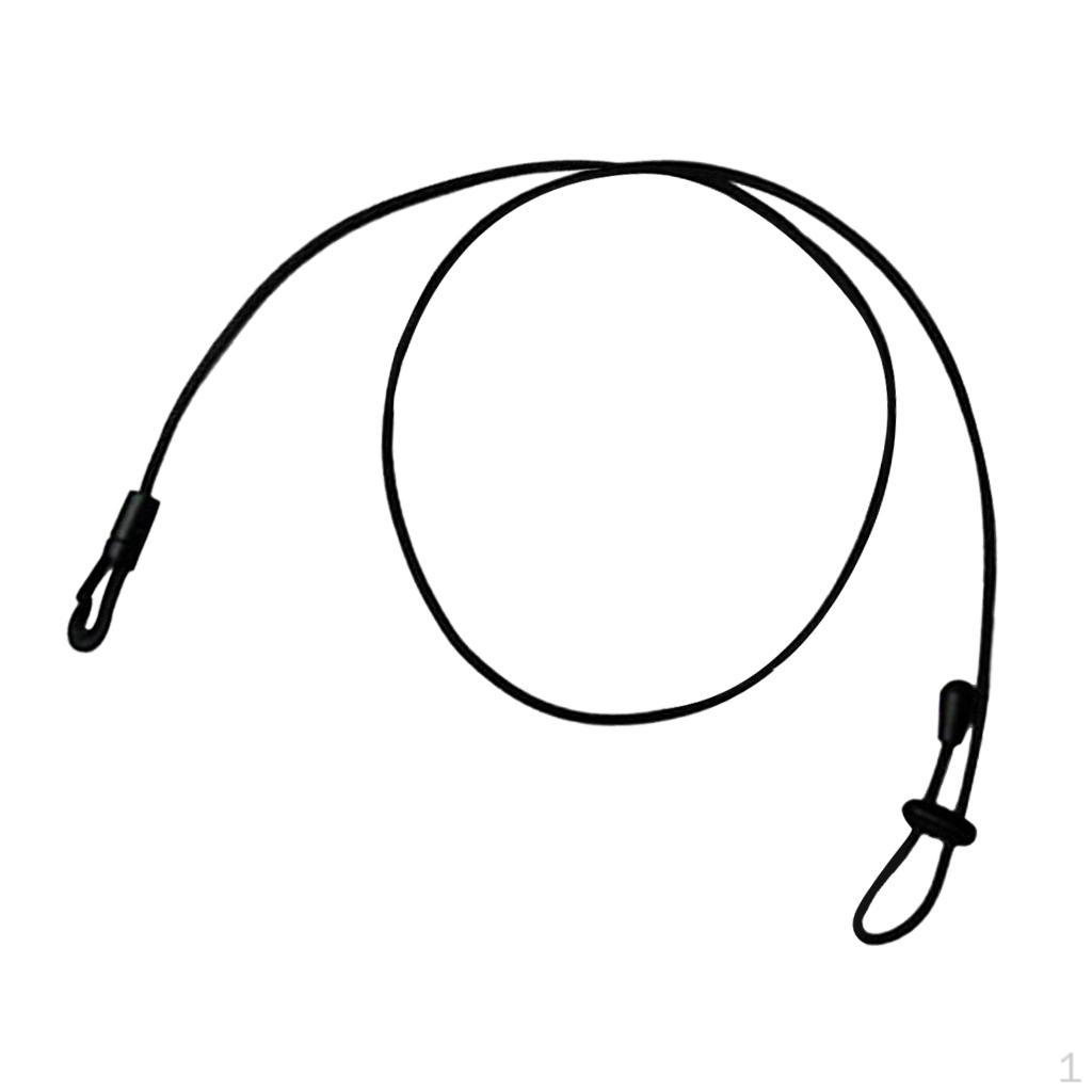 Boat Fishing Rod Paddle Leash Shock Cord Clip