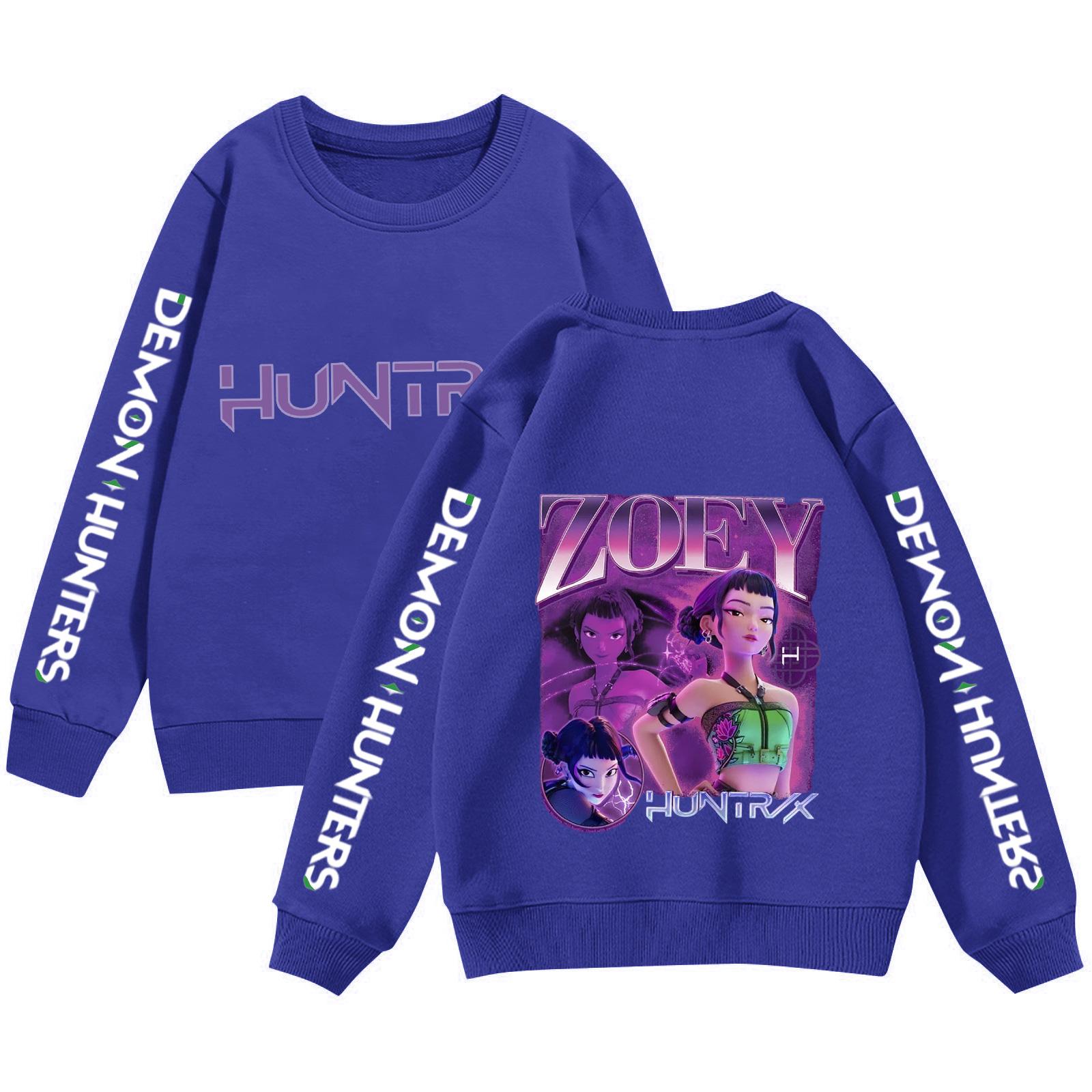 

Детский свитшот для мальчиков и девочек, спортивный свитшот с круглым вырезом, повседневный пуловер, спортивная футболка 110 синий