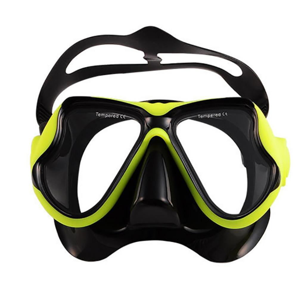 Large frame diving goggles snorkeling myopia lenses diving mask