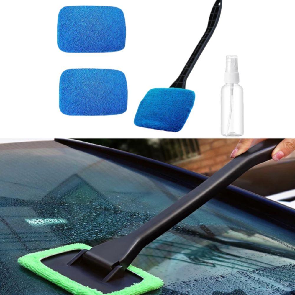 

Багаторазовий інструмент для миття вікон автомобіля, серветки з мікрофібри для автомобіля, набір для чищення салону, автомобільне скло зелений