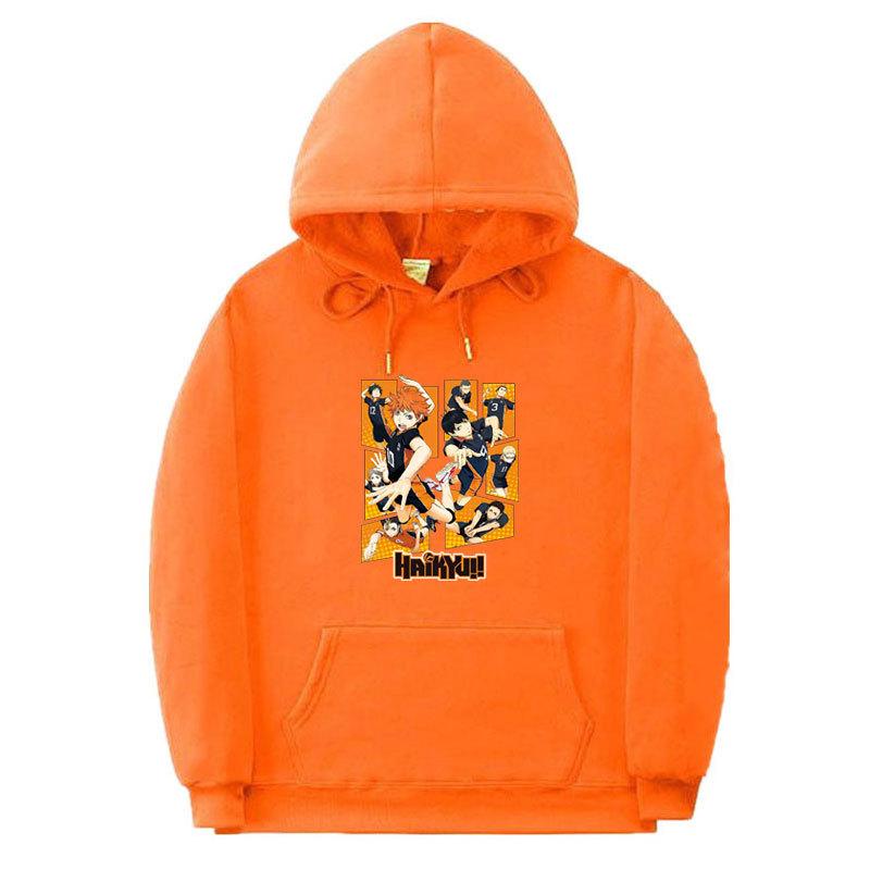 Haikyuu Haikyuu Haikyuu Cartoon Day Anime Loose Hooded Sweatshirt Sweatshirt
