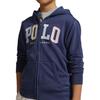 Polo Ralph Lauren Hoodie Logo Fleece Full Zip Hooded Kids Hoodies Blue CWPOKNIY8021386-410
