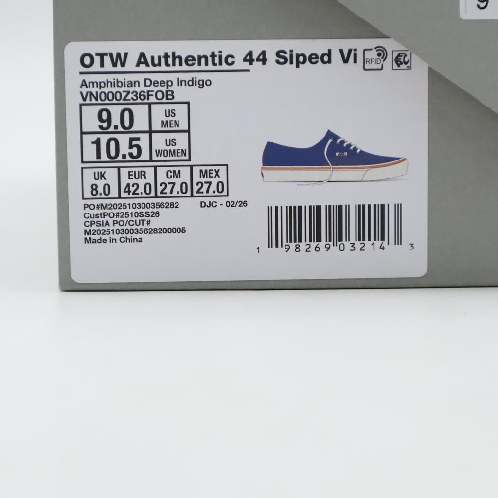 VN000Z36FOB OTW by Vans Authentic 44 Siped Vibram Deep Indigo (Men's)