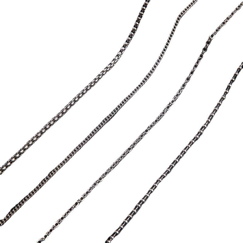 Unisex Halsband med Ormkedja i Titanstål i Koreansk Stil - Trendig Hip-Hop Accessoar