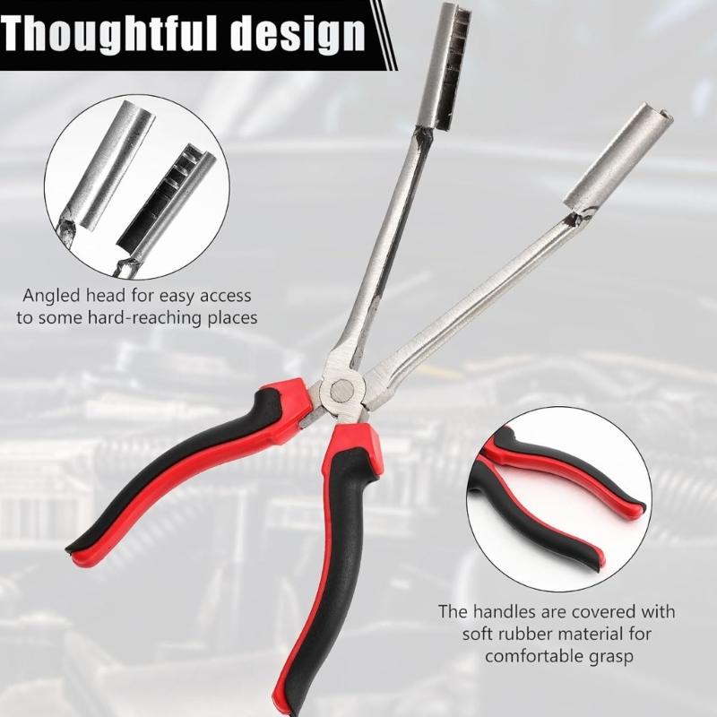 2Pcs Automotive Spark Plugs Tool Set Extended Reach Design Nonslip Handle For Precise Removal In Compact Engine Areas