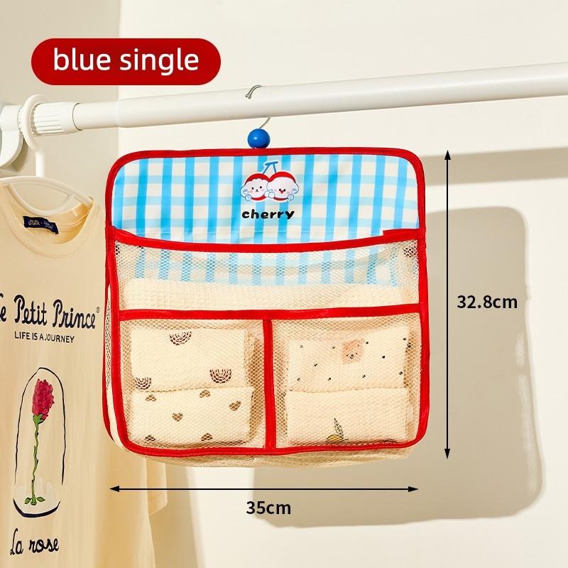 

Multifunctional Hanging Mesh Storage Bag For Dormitories Bedroom Homes Wall Hanging Net Pocket Organize Socks Underwear Daily Essentials