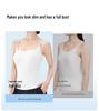 Antibacterial Cool Women's Camisole: Double Straps, Chest Pads, Ice Silk, Seamless Design