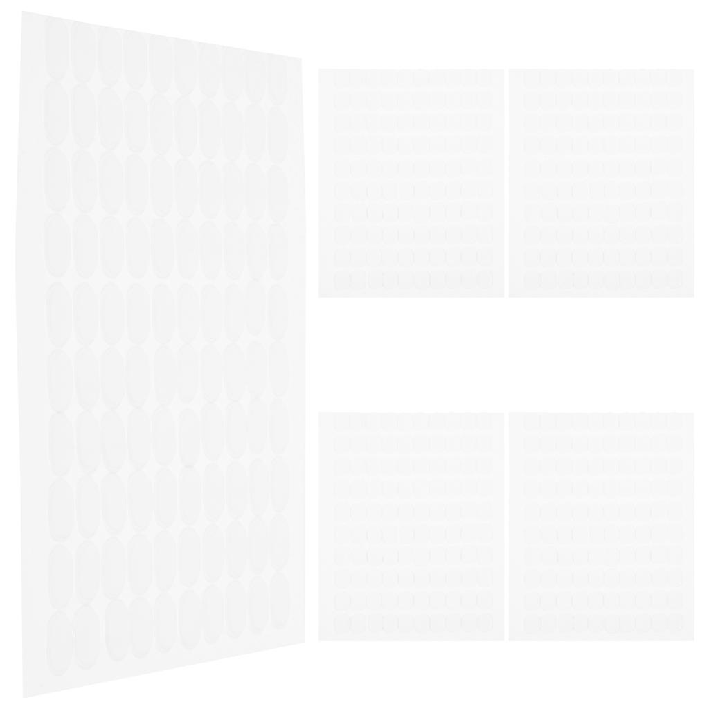 500 Pcs Transparent Removable Gel Adhesive Dots Double Sided Wall Mounting Tape For Home Hanging Clear Sticky Putty Hardware