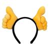 Plush Funny Gesture Headband Give The Thumbs-Up Hand Heart Plush Hairband Hair Ornament Party Dress Up Cosplay Hair Hoop