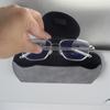 CRZ1 Car Logo Glasses Case Sun Visor Sunglasses Card Organizer Box For Mercedes Benz W212 W221 GLC EQA W168 W201 W108 W176 W124 W126
