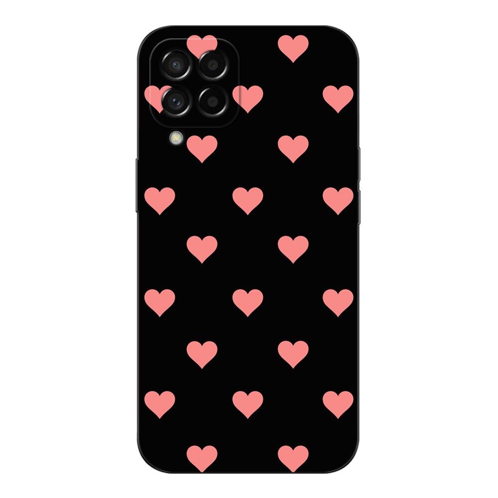 For Samsung Galaxy M53 5G Case Phone Back Cover M 53 m536 Case Soft Silicone Black Tpu Case cute funy