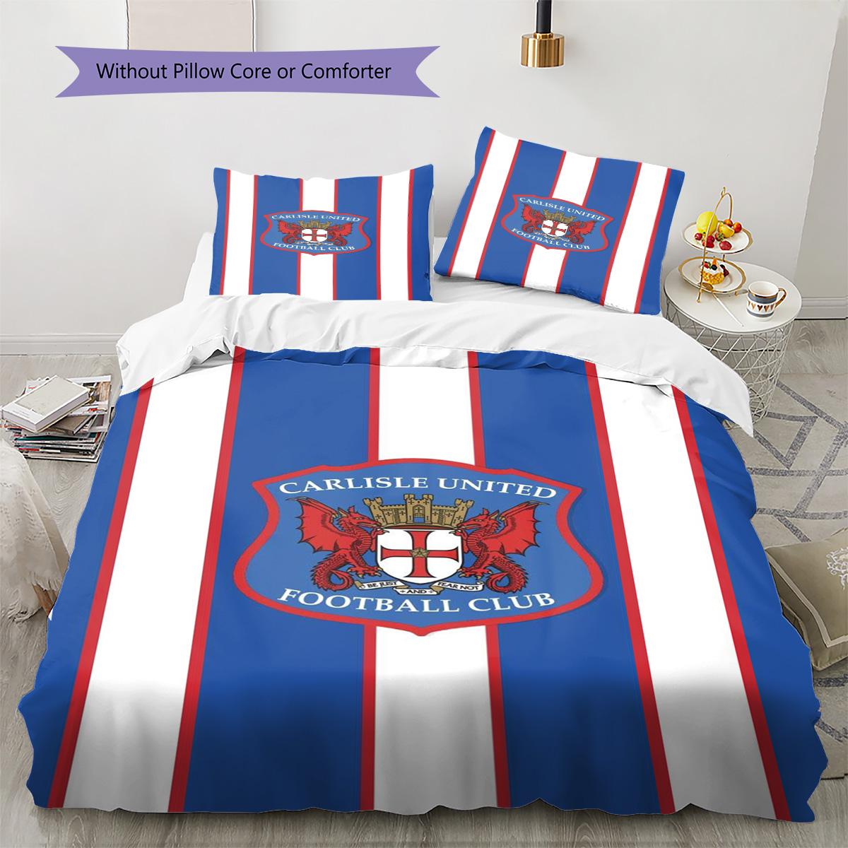 Carlisle United Pattern Bedding Set Quilt