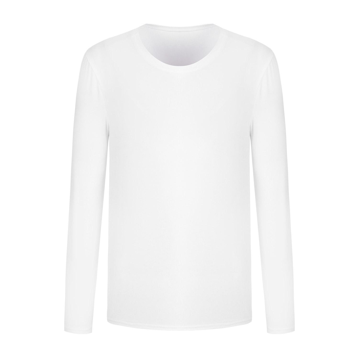 Превосходный мужской базовый слой с круглым вырезом, белый (Imsfttr20231) White.Imsfttr20231/100