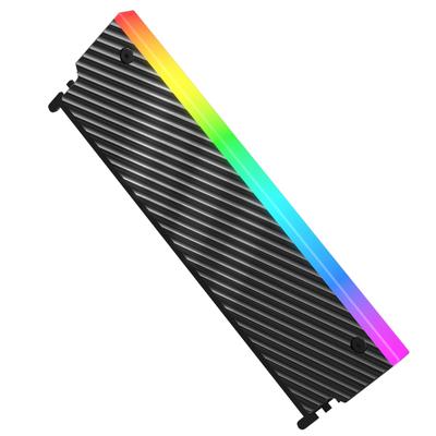 5V 3PIN ARGB DDR Memory RAM Cooler Aura Sync Aluminum Alloy with Thermal Silicone Pad for DDR2 DDR3 DDR4 DDR5 Desktop Computer