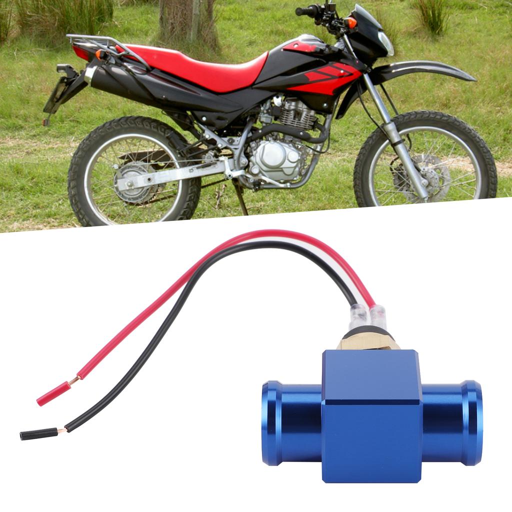 Thermostat Water Temperature Coolant Fan Temp Sensor for Motorcycle ATV Off Road Vehicle(Black )