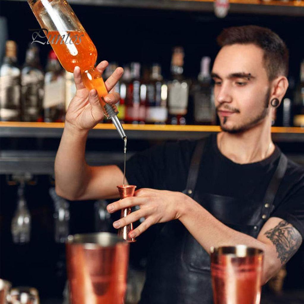 Čisté produkty 6 sad Nerezová ocel Zásobník na nalévání lahví na vinný likér s uzávěrem uzávěru