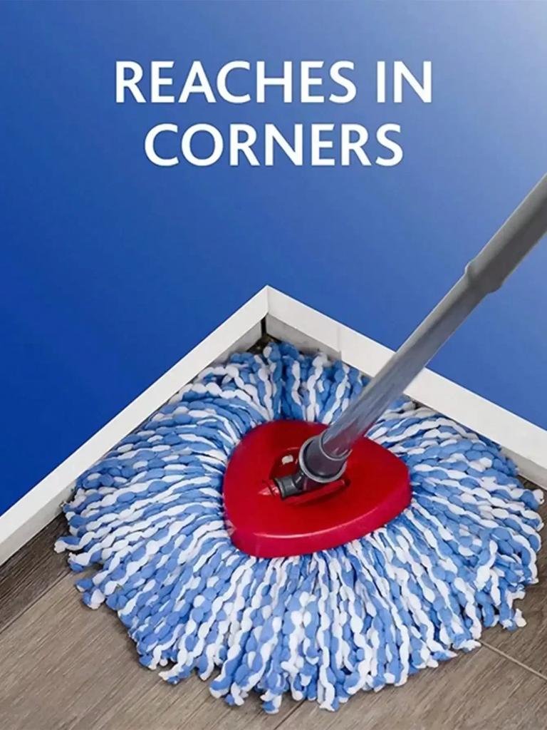 3 balení náhradních hlavic na mop Spin Mop pro O-Cedar a Vileda Mop Spin Mop s 2 nádržkami na čištění podlah z mikrovlákna Příslušenství k systému s 2 nádržkami
